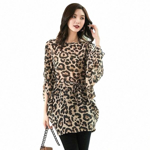 women's blouses & shirts casual leopard print chiffon blouse shirt women and blouses sleeve ol fashion 2021 blusa 5xl women's & s, White
women's blouses & shirts casual leopard print chiffon blouse shirt women and blouses sleeve ol fashion 2021 blusa 5xl women's & s, White