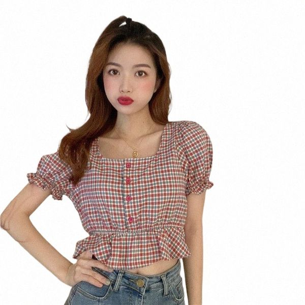 women's blouses & shirts female korean harajuku cute plaid puff sleeve shirt women's shirts ulzzang japanese kawaii vintage clothe, White
women's blouses & shirts female korean harajuku cute plaid puff sleeve shirt women's shirts ulzzang japanese kawaii vintage clothe, White