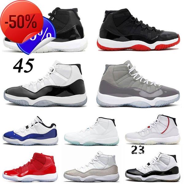 basketball shoes high bred 11 11s 25th anniversary cool grey jumpman for men women low wmns concord trainers sneakers 36 -47, Black
basketball shoes high bred 11 11s 25th anniversary cool grey jumpman for men women low wmns concord trainers sneakers 36 -47, Black