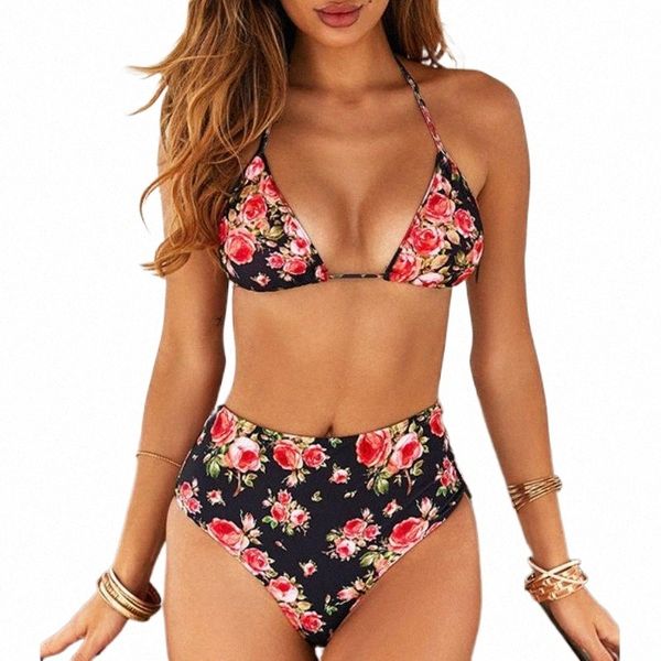 women's swimwear women's swimwear high waist padded swimsuits women summer two pieces bikini set halter bra briefs floral beachwea, White;black
women's swimwear women's swimwear high waist padded swimsuits women summer two pieces bikini set halter bra briefs floral beachwea, White;black
