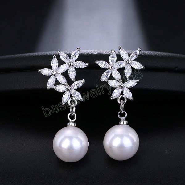 chandelier teardrop pearl earrings cream leaf vine cubic zirconia long earrings floral wedding vintage jewelry prom party, Silver
chandelier teardrop pearl earrings cream leaf vine cubic zirconia long earrings floral wedding vintage jewelry prom party, Silver