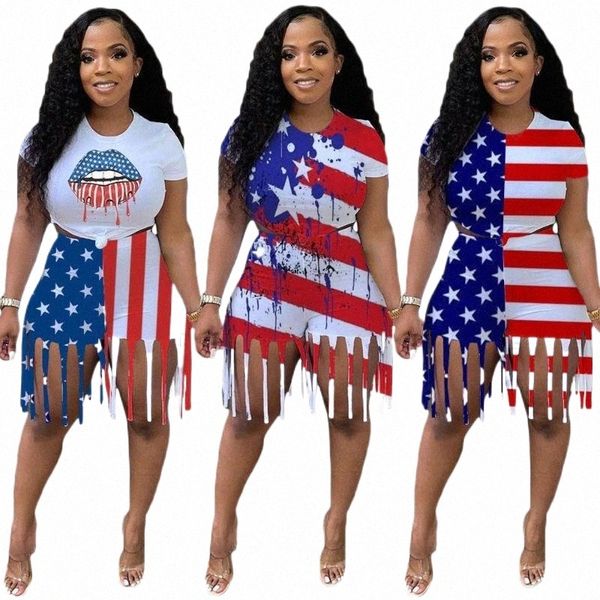 women's tracksuits women's tracksuits summer american flag printed tees 2 piece set casual skinny short sleeve tassels biker short, Gray
women's tracksuits women's tracksuits summer american flag printed tees 2 piece set casual skinny short sleeve tassels biker short, Gray