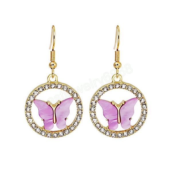 fashion multi-color shell butterfly dangle earring for women new cute cz zircon circle earrings party ins jewelry, Silver
fashion multi-color shell butterfly dangle earring for women new cute cz zircon circle earrings party ins jewelry, Silver