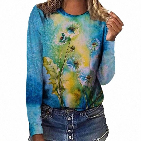 women's t-shirt women's t-shirt dandelion print tshirt women autumn clothes loose plants soft causal long sleeve female harajuku, White
women's t-shirt women's t-shirt dandelion print tshirt women autumn clothes loose plants soft causal long sleeve female harajuku, White