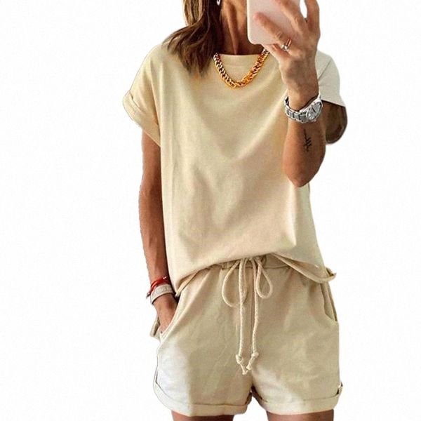 women's tracksuits casual women's solid two piece suit summer elastic waist color leisure pajamas set women 2 o-neck tracksuits m9, Gray
women's tracksuits casual women's solid two piece suit summer elastic waist color leisure pajamas set women 2 o-neck tracksuits m9, Gray