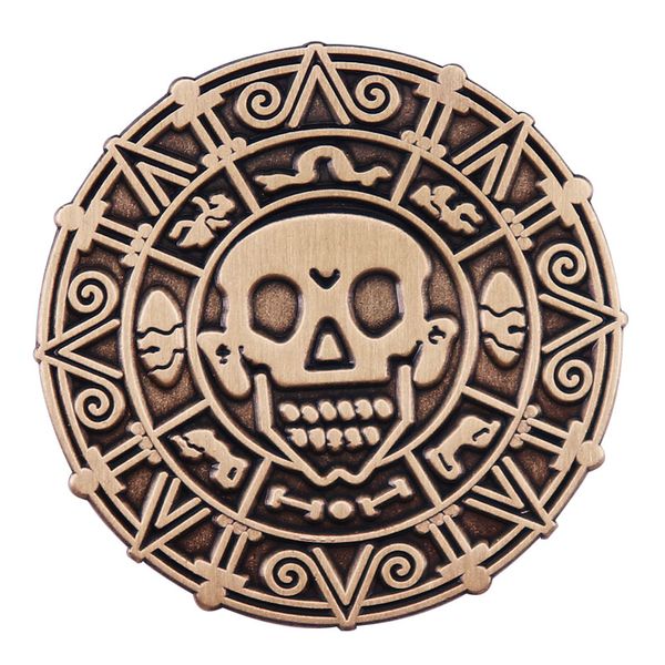 other fashion accessories pirates of caribbean medallion aztec coin enamel pin retro brooch badge for backpacks fashion jewelry gift, Silver
other fashion accessories pirates of caribbean medallion aztec coin enamel pin retro brooch badge for backpacks fashion jewelry gift, Silver
