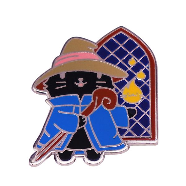 other fashion accessories cute final fantasy black mage cat brooch rpg game magician pin, Silver
other fashion accessories cute final fantasy black mage cat brooch rpg game magician pin, Silver