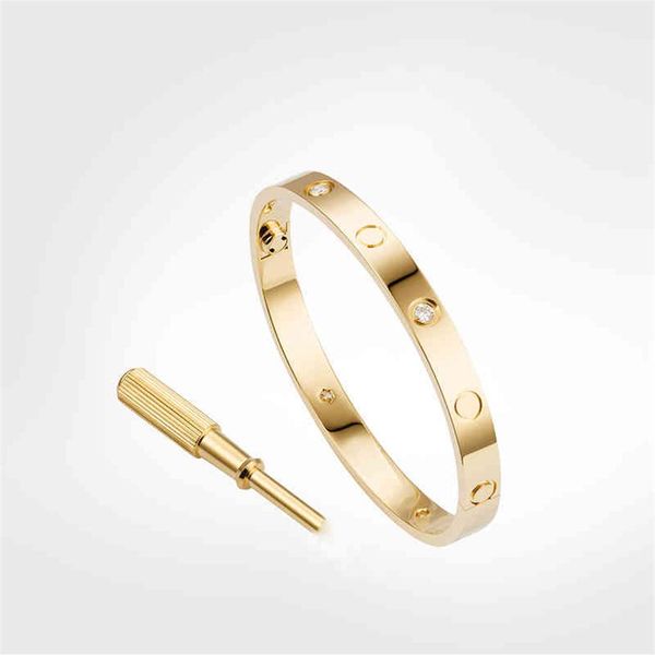 love screw bracelet 5 0 designer bracelets 4 diamonds bangle luxury jewelry women titanium steel alloy gold-plated craft gold silver ro154i, Black
love screw bracelet 5 0 designer bracelets 4 diamonds bangle luxury jewelry women titanium steel alloy gold-plated craft gold silver ro154i, Black