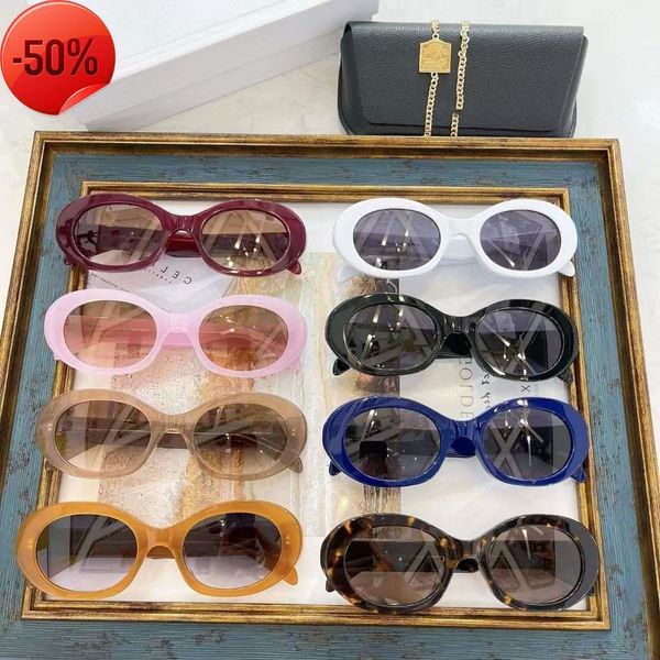 designer sunglasses new triumphal arch women's sunglass tangtang same white oval sunglass cl4s194, White;black
designer sunglasses new triumphal arch women's sunglass tangtang same white oval sunglass cl4s194, White;black