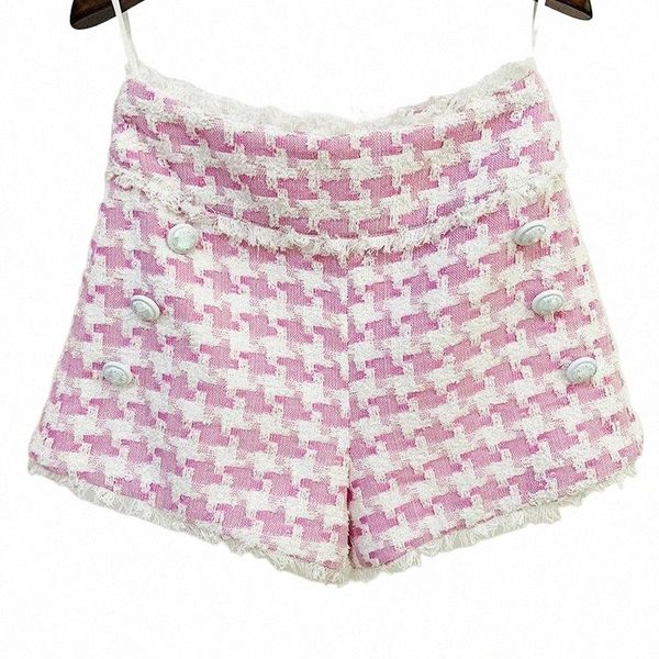 women's shorts women's shorts red roosarosee spring summer 2022 designer runway star style women plaid print tweed straight female, White;black
women's shorts women's shorts red roosarosee spring summer 2022 designer runway star style women plaid print tweed straight female, White;black