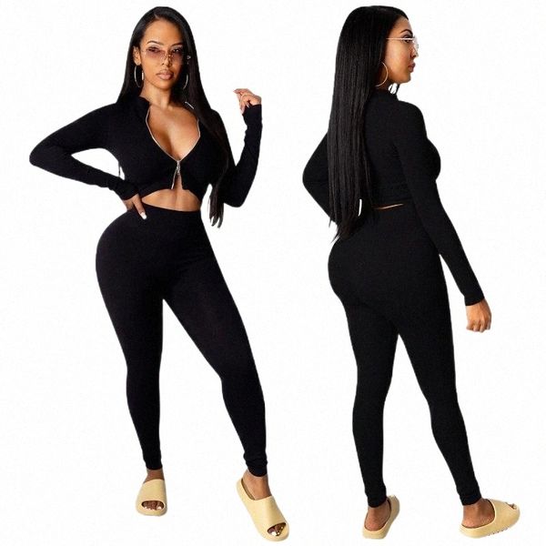women's tracksuits cutubly double zipper up two piece set winter solid women outfits sets stand long sleeve pencil pants suit women, Gray
women's tracksuits cutubly double zipper up two piece set winter solid women outfits sets stand long sleeve pencil pants suit women, Gray