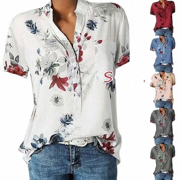 women's blouses & shirts womens short sleeve v neck casual floral print blouse loose shirts s-5xl women's blouses & d7yc#, White
women's blouses & shirts womens short sleeve v neck casual floral print blouse loose shirts s-5xl women's blouses & d7yc#, White