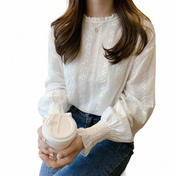 women's blouses & shirts spring autumn sweet white lace blouse women casual round neck lantern long sleeve loose shirt female fashion 2
women's blouses & shirts spring autumn sweet white lace blouse women casual round neck lantern long sleeve loose shirt female fashion 2
