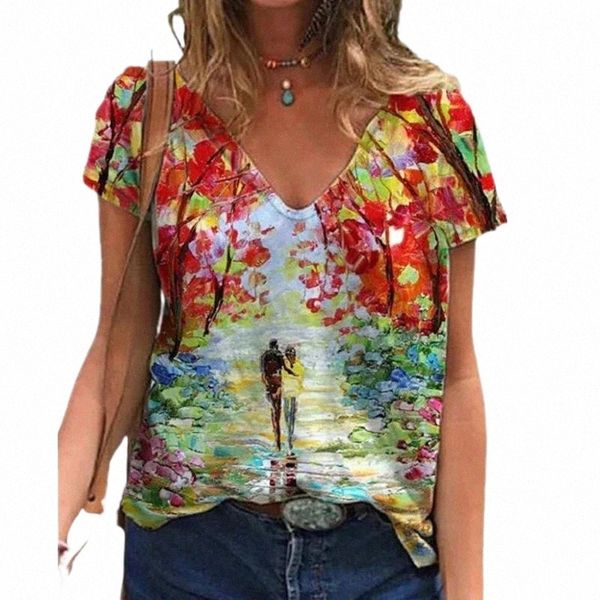 women's t-shirt women's t-shirt 2022 fashion women t shirt summer short sleeve loose streetwear plus size female casual v-neck fl, White
women's t-shirt women's t-shirt 2022 fashion women t shirt summer short sleeve loose streetwear plus size female casual v-neck fl, White