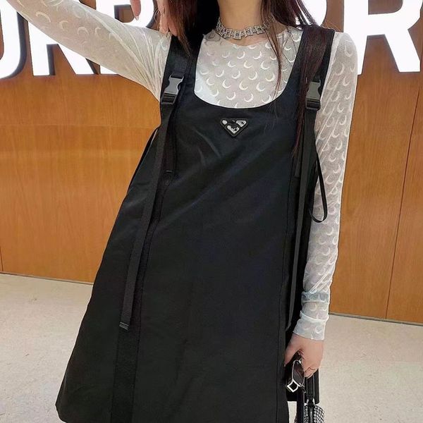 Image of Women Dress Shirt For Spring Summer Outwear Casual Style With Budge Letter Lady Slim Dresses Belt Pleated Skirt Button Zipper Bust Tops