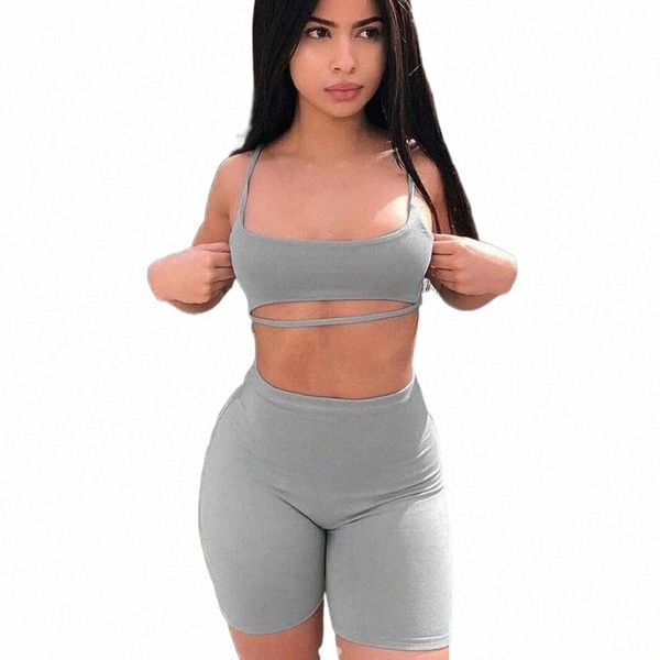 women's tracksuits summer women cropped navel short vest five pants shorts suit fashion casual outfits sets women's tracksuits 32, Gray
women's tracksuits summer women cropped navel short vest five pants shorts suit fashion casual outfits sets women's tracksuits 32, Gray