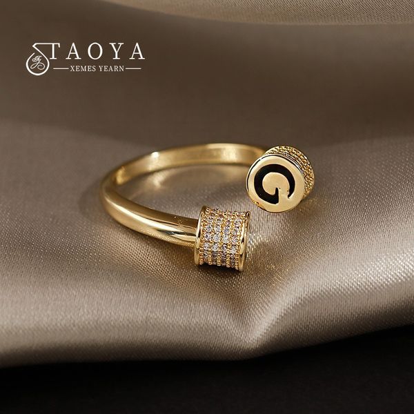 design sense classic letter g open adjustable gold color ring 2022 new jewelry fashion accessories for woman's gift rings, Golden;silver
design sense classic letter g open adjustable gold color ring 2022 new jewelry fashion accessories for woman's gift rings, Golden;silver