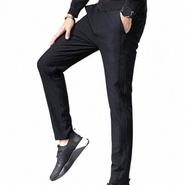 men's pants men's pants streetwear stylish slim stretchy sporty men trousers zipper for office s7t5#, Black
men's pants men's pants streetwear stylish slim stretchy sporty men trousers zipper for office s7t5#, Black