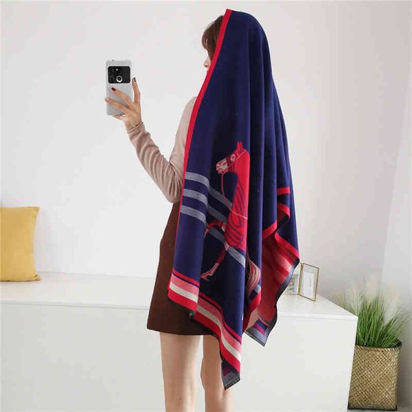 classic style 2022 lengthened thickened scarf women's fashion travel p warm imitation cashmere shawl bib, Blue;gray
classic style 2022 lengthened thickened scarf women's fashion travel p warm imitation cashmere shawl bib, Blue;gray