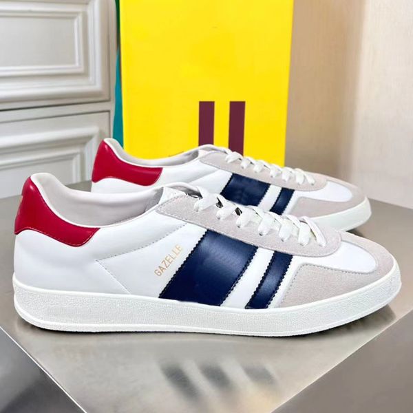 men gazelles designer shoes stripe low retro patchwork collaboration canvas casual sneaker, Black
men gazelles designer shoes stripe low retro patchwork collaboration canvas casual sneaker, Black