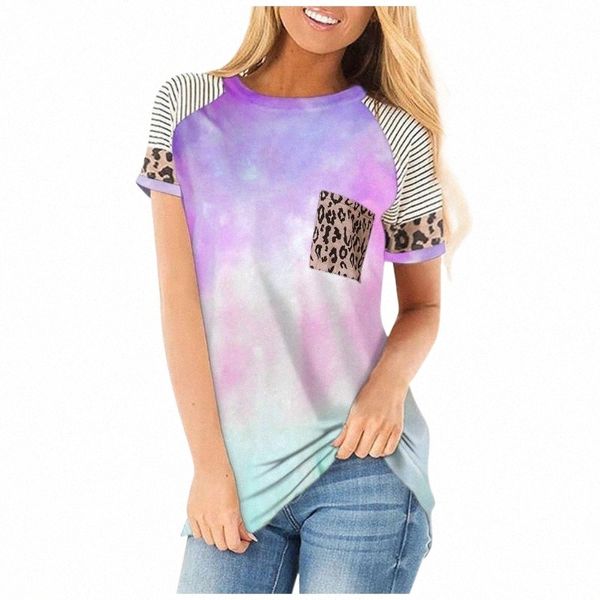 women's blouses & shirts fashion tie-dye print blouse shirt loose pocket o-neck casual summer ladies female women short sleeve blusas, White
women's blouses & shirts fashion tie-dye print blouse shirt loose pocket o-neck casual summer ladies female women short sleeve blusas, White