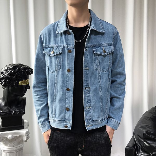 men s jackets solid casual cotton denim plus size m 5xl lapel single breasted jeans autumn slim fit 220909, Black;brown
men s jackets solid casual cotton denim plus size m 5xl lapel single breasted jeans autumn slim fit 220909, Black;brown