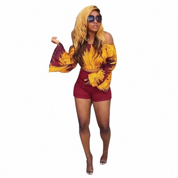 women's tracksuits leaf print women o neck flare sleeve with shorts fashion summer suits women's tracksuits k3nh#, Gray
women's tracksuits leaf print women o neck flare sleeve with shorts fashion summer suits women's tracksuits k3nh#, Gray