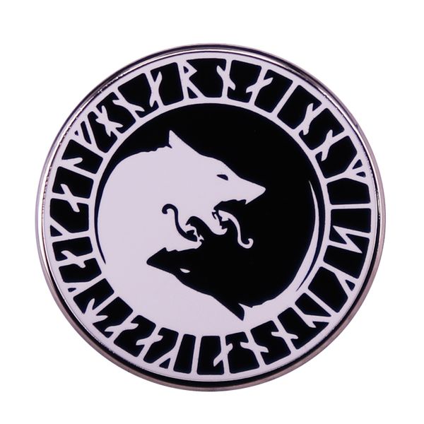 other fashion accessories odin viking wolf enamel pin geri and freki symbol badge wolves yin yang awe protection jewelry, Silver
other fashion accessories odin viking wolf enamel pin geri and freki symbol badge wolves yin yang awe protection jewelry, Silver