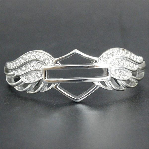 support dropship design crystal biker bracelet 316l stainless steel fashion jewelry lady girls motorbiker style wings bracelet258w, Golden;silver
support dropship design crystal biker bracelet 316l stainless steel fashion jewelry lady girls motorbiker style wings bracelet258w, Golden;silver