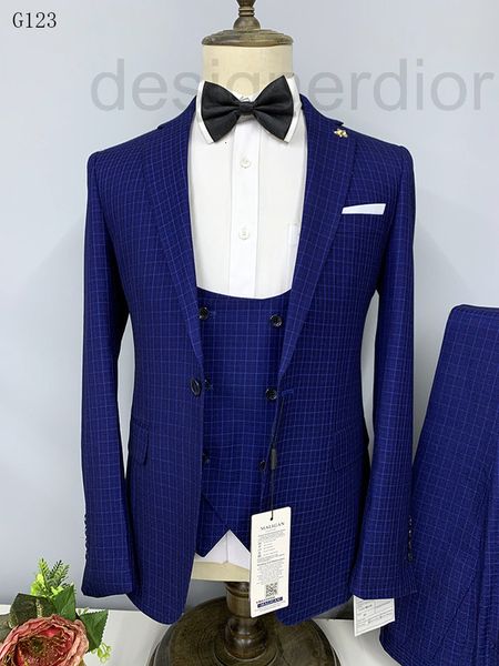 men's suits & blazers designer suit three piece set lattice men's business fashion 2022, White;black
men's suits & blazers designer suit three piece set lattice men's business fashion 2022, White;black