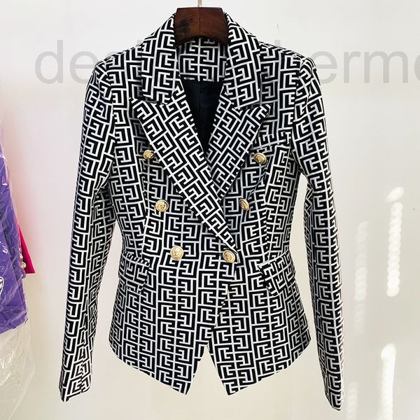 women's two piece pants designer 2022 star new coat lion button double breasted slim fit geometric jacquard suit jacket voox, White
women's two piece pants designer 2022 star new coat lion button double breasted slim fit geometric jacquard suit jacket voox, White