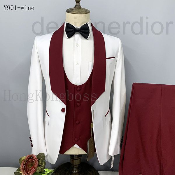 men's suits & blazers designer 2022 new banquet fashion men's suit three piece man, White;black
men's suits & blazers designer 2022 new banquet fashion men's suit three piece man, White;black