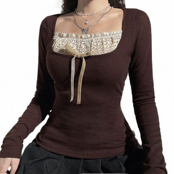 women's t-shirt women's t-shirt women fashion fairy ribbed knit t-shirts fall spring long sleeve square collar frill lace stitchin, White
women's t-shirt women's t-shirt women fashion fairy ribbed knit t-shirts fall spring long sleeve square collar frill lace stitchin, White