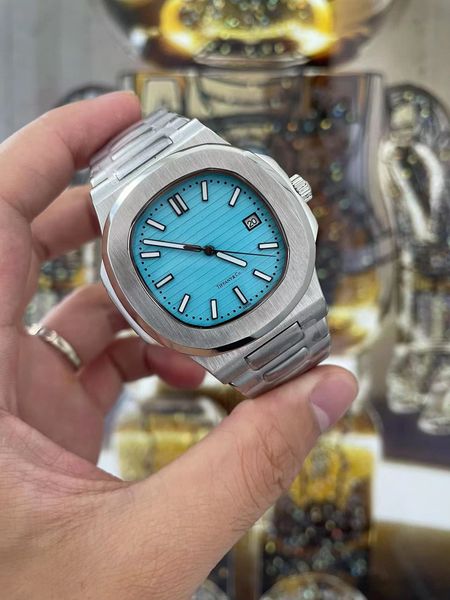 luxury new classic nautilus men's automatic luxury watch 5711 series light blue dial silver stainless steel strap, Slivery;brown
luxury new classic nautilus men's automatic luxury watch 5711 series light blue dial silver stainless steel strap, Slivery;brown