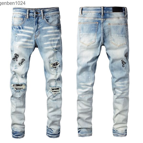 men's jeans jeans for men skinny straight slim hip hop ripped black patches patchwork motorcycle biker jean pants blue
men's jeans jeans for men skinny straight slim hip hop ripped black patches patchwork motorcycle biker jean pants blue