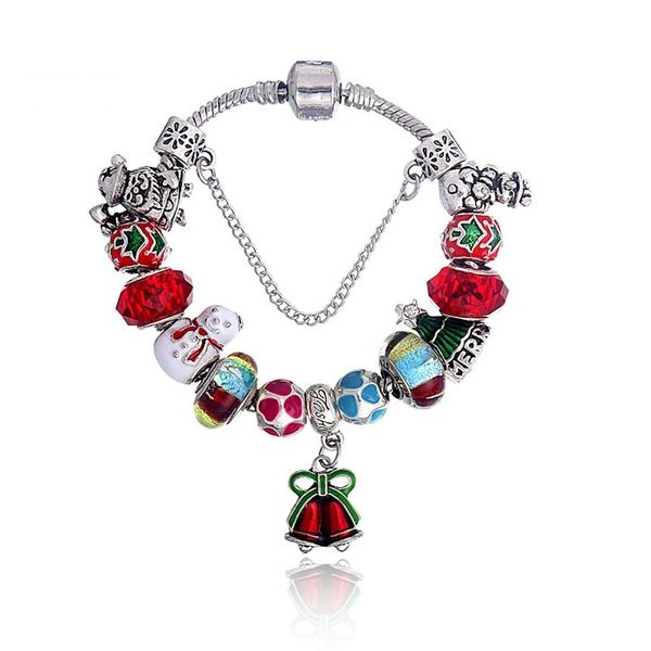 18cm charm bracelet 925 sterling silver christmas snowman fit pandora european bracelets red & green enamel candy cane pendant charm bead sm, Black
18cm charm bracelet 925 sterling silver christmas snowman fit pandora european bracelets red & green enamel candy cane pendant charm bead sm, Black