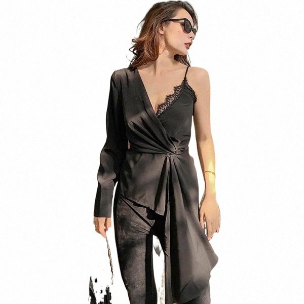 women's blouses & shirts super beautiful elegant slim 2-color asymmetric knot chiffon blouses womens lace casual all-match fashion wom, White
women's blouses & shirts super beautiful elegant slim 2-color asymmetric knot chiffon blouses womens lace casual all-match fashion wom, White