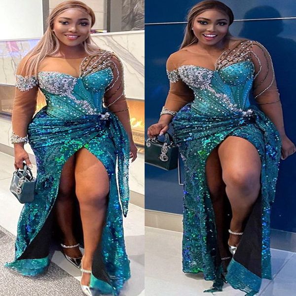 2022 arabic aso ebi green mermaid prom dresses beaded crystals lace evening formal party second reception birthday engagement gowns dress zj, Black
2022 arabic aso ebi green mermaid prom dresses beaded crystals lace evening formal party second reception birthday engagement gowns dress zj, Black