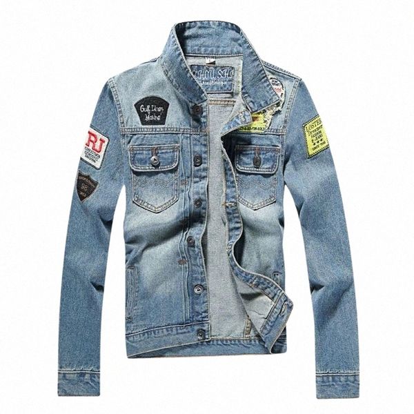 men's jackets men's jackets mens denim jacket spring fashion men trendy bomber outwear jeans male cowboy coats clothing1 p1ab#, Black;brown
men's jackets men's jackets mens denim jacket spring fashion men trendy bomber outwear jeans male cowboy coats clothing1 p1ab#, Black;brown