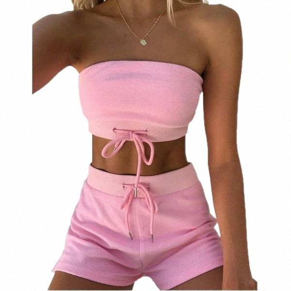 women's tracksuits summer women candy color two pieces set off shoulder tube crop elastic high waist shorts outfit tracksuit outwear w, Gray
women's tracksuits summer women candy color two pieces set off shoulder tube crop elastic high waist shorts outfit tracksuit outwear w, Gray