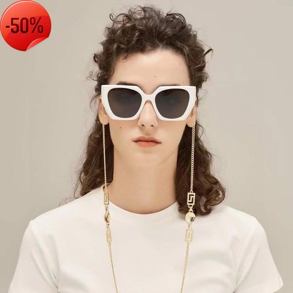 designer sunglasses new net red same head chain fashion women's versatile trendy 5066, White;black
designer sunglasses new net red same head chain fashion women's versatile trendy 5066, White;black