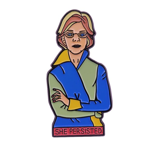 other fashion accessories she persisted elizabeth warren pin feminist support gift, Silver
other fashion accessories she persisted elizabeth warren pin feminist support gift, Silver