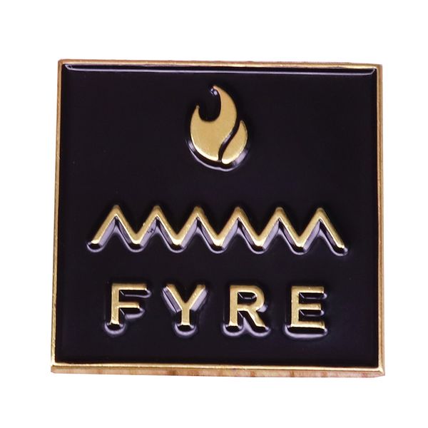 other fashion accessories twin peaks pin fyre fest brooch zig zag badge creative art jewelry, Silver