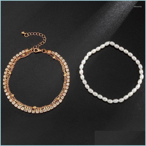 anklets anklets kunjoe 2pcs/set bohemian imitation pearl crystal chain anklet for women vintage mtilayer leg beach foot jewelry kirk2 dhe2g, Red;blue
anklets anklets kunjoe 2pcs/set bohemian imitation pearl crystal chain anklet for women vintage mtilayer leg beach foot jewelry kirk2 dhe2g, Red;blue