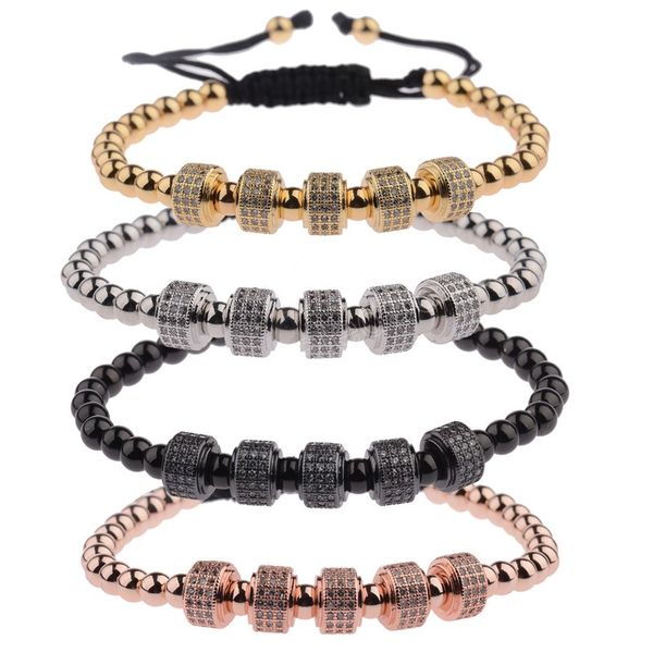 luxury inlaid zircon braided bracelet gold silver color 5mm copper beaded charm trendy handmade bracelet for men women jewelry, Golden;silver
luxury inlaid zircon braided bracelet gold silver color 5mm copper beaded charm trendy handmade bracelet for men women jewelry, Golden;silver