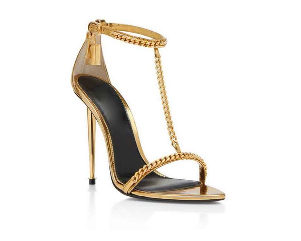 famous brand luxury 22 designer sandal shoes leather padlock pointy naked women special big metal chains ankle strap square toes stylish par, Black
famous brand luxury 22 designer sandal shoes leather padlock pointy naked women special big metal chains ankle strap square toes stylish par, Black