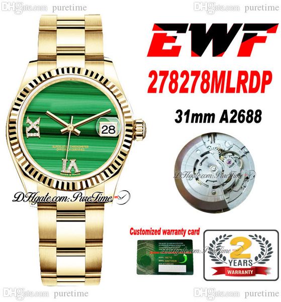 ewf 31mm 278278mlrdp eta a2688 automatic womens watch malachite diamond dial yellow gold oystersteel bracelet super edition ladies same seri, Slivery;brown
ewf 31mm 278278mlrdp eta a2688 automatic womens watch malachite diamond dial yellow gold oystersteel bracelet super edition ladies same seri, Slivery;brown