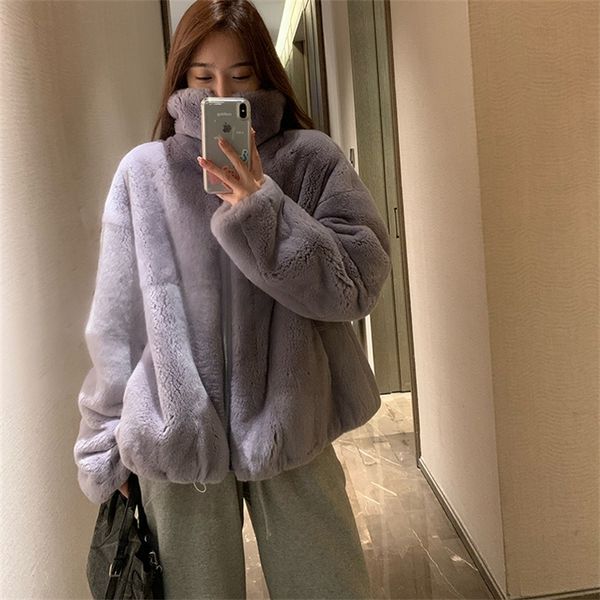 women's fur faux cotton jacket young style stand-up collar imitation rex rabbit fur fashion western coat women 220912, Black
women's fur faux cotton jacket young style stand-up collar imitation rex rabbit fur fashion western coat women 220912, Black