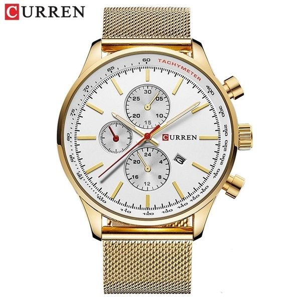 wristwatches curren watches men luxury brand casual stainless steel sports watches quartz wristwatch for men male clock 220912, Slivery;brown
wristwatches curren watches men luxury brand casual stainless steel sports watches quartz wristwatch for men male clock 220912, Slivery;brown