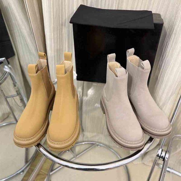 boots short boots women's early autumn model frosted leather yellow chelsea thick heels soles elastic mouth, Black
boots short boots women's early autumn model frosted leather yellow chelsea thick heels soles elastic mouth, Black